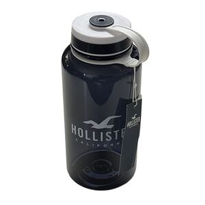 HOLLISTER navy/white BPA free plastic water bottle jug, BNWT.